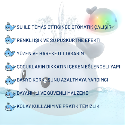 Işıklı Balina Su Oyuncağı