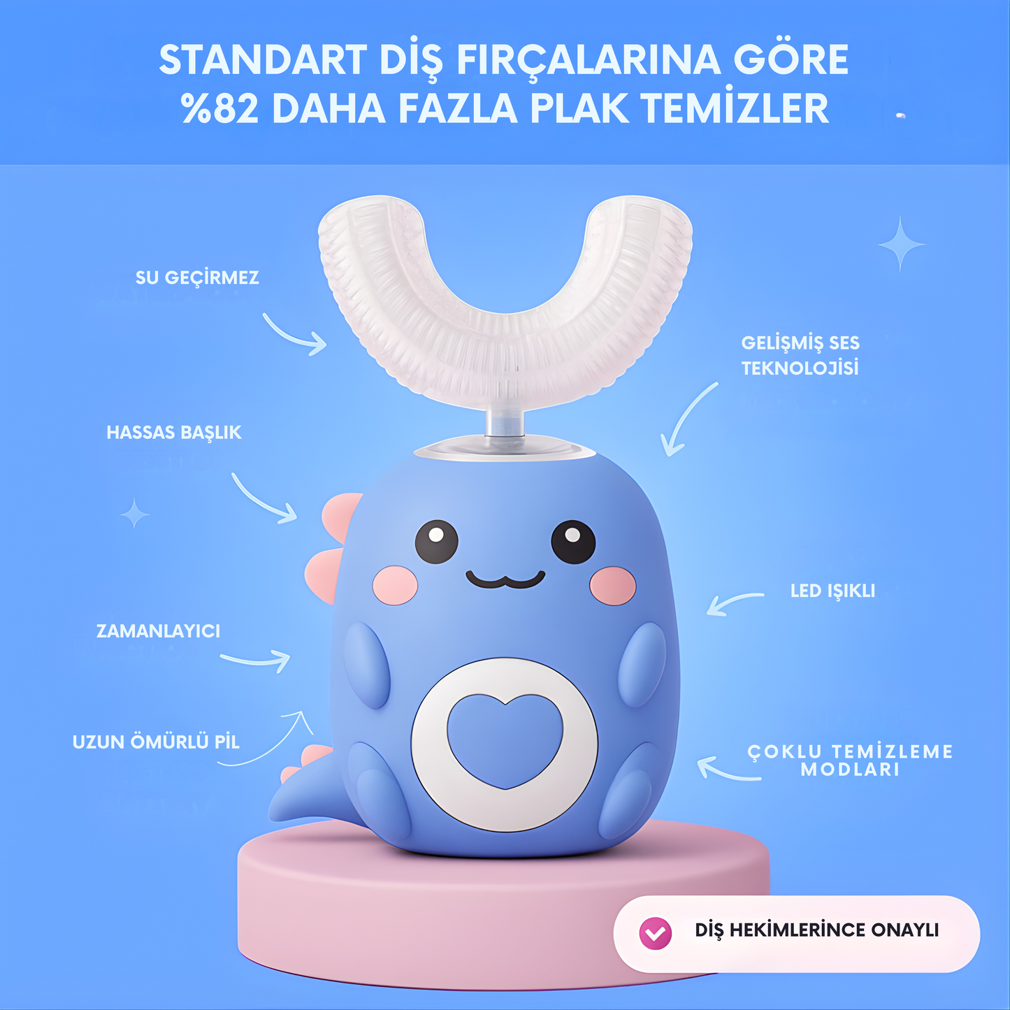 Titreşimli Çocuk Diş Fırçası